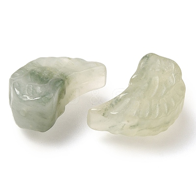 Natural Jade Carved Beads G-P550-19-1