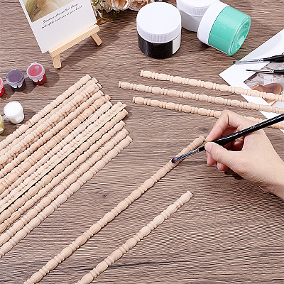 Gourd Wood Carving Waistline Edge Strips for Living Room Background Wall Decorative DIY-WH0622-560A-1