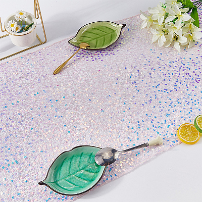 Polyester Sequin Table Runners AJEW-WH20080-48D-1