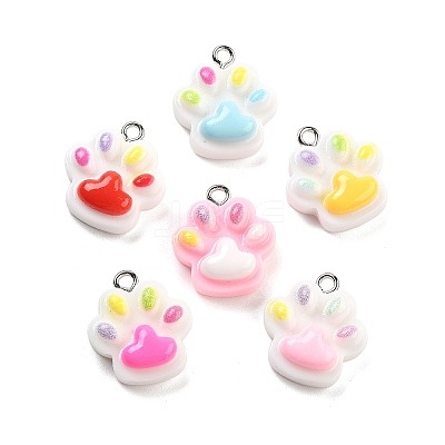 Opaque Resin Pendants RESI-G101-03-1