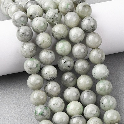 Natural Chinese Jade Southern Jade Beads Strands G-H343-D08-12mm-1