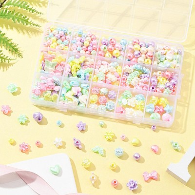 Imitation Pearl Acrylic Beads OACR-FS0001-50-1