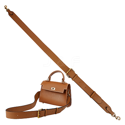 Adjustable Cowhide Bag Straps DIY-WH0304-694A-1