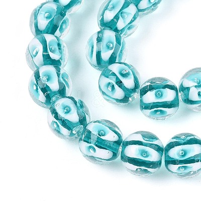Handmade Lampwork Beads Strands LAMP-N028-20C-1