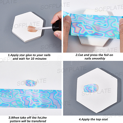 10 Rolls PET Sticker Tapes AJEW-WH20020-246A-16-1
