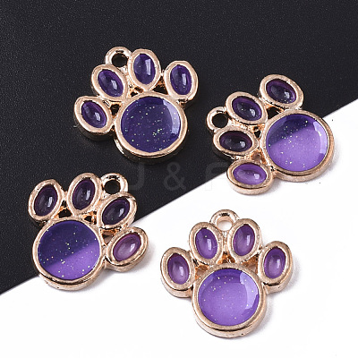 Alloy Resin Pendants RESI-R430-02C-LF-1