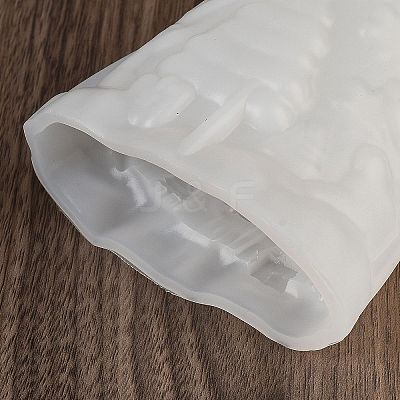 Christmas DIY Silicone Candle Molds AJEW-U014-02A-1