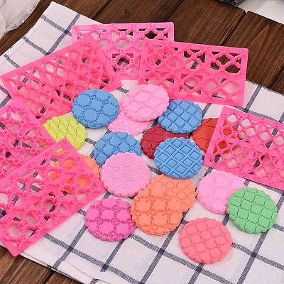 Food Grade Plastic Cookie Printing Moulds DIY-K009-61A-1