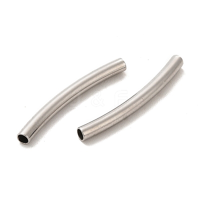 Non-Tarnish 304 Stainless Steel Tube Beads STAS-M308-01G-1