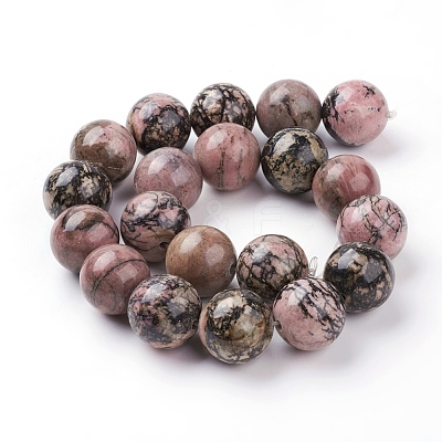Natural Rhodonite Beads Strands G-G731-10-20mm-1