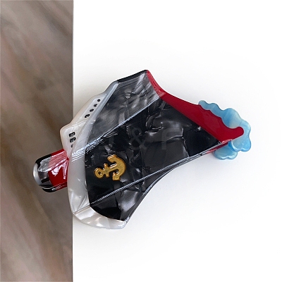 Cellulose Acetate(Resin) Claw Hair Clips PW-WG01B7F-01-1