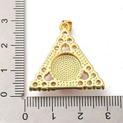 Real 18K Gold Plated Brass Pendants KK-L209-007G-07-1