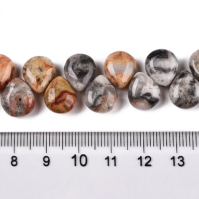 Natural Crazy Agate Beads Strands G-T138-128-1
