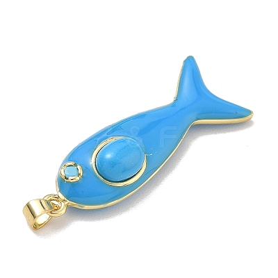 Ocean Dyed Synthetic Turquoise Pendants GG-CBA6980-12G-F-1