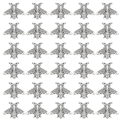 40Pcs Alloy Bees Lapel Pin Backs JEWB-GO0001-21AS-1