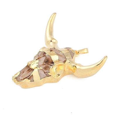 Resin Big Pendants RESI-E008-05G-04-1
