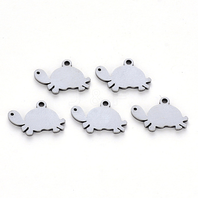 Tarnish Resistant 304 Stainless Steel Charms STAS-N092-30-1