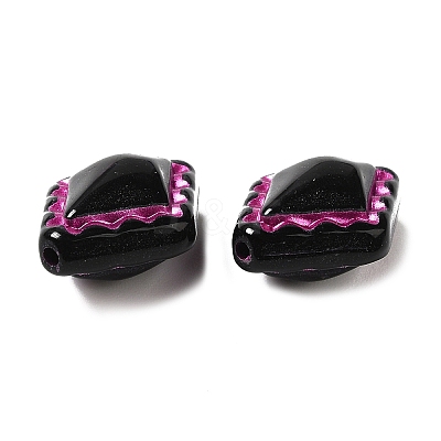 Opaque Acrylic Beads OACR-Z005-38-1