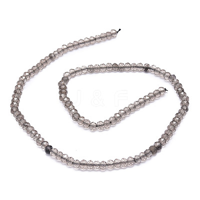 Natural Smoky Quartz Beads Strands G-E569-H06-1