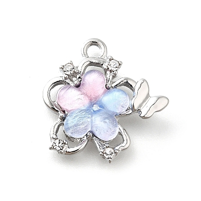 Alloy Acrylic Pendants LS-PALLOY-R157-02P-01-1