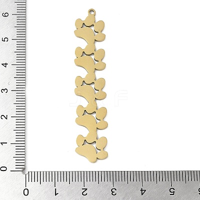 304 Stainless Steel Pendants STAS-E501-01G-05-1