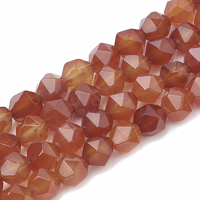 Natural Carnelian Beads Strands G-S332-8mm-005-1