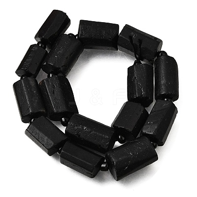 Natural Black Tourmaline Beads Strands GG-CBA8682-A08-1