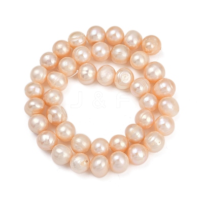 Natural Cultured Freshwater Pearl Beads Strands PEAR-I007-07Z-04B-1