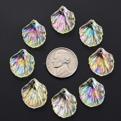 Transparent Acrylic Pendants MACR-S373-73-C03-1