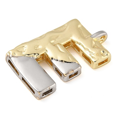 Brass Pendants PALLOY-S036-01G-E-1