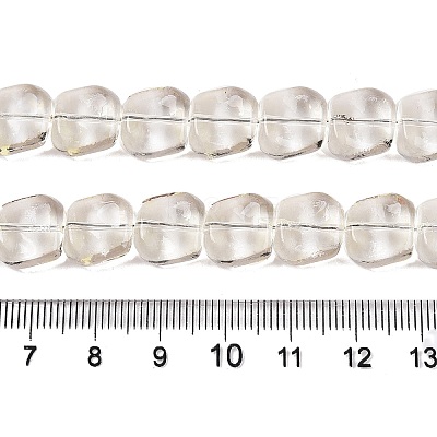 Electroplate Glass Beads Strands EGLA-N012-07C-1