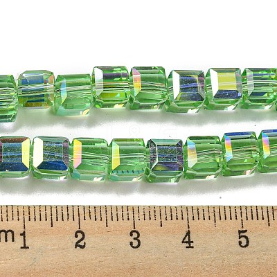 Electroplate Glass Beads Strands EGLA-M031-01A-HR01-1