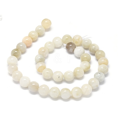 Natural Rainbow Moonstone Beads Strands G-O201A-17B-1