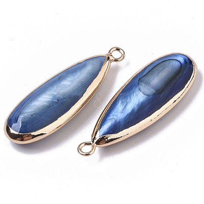 Natural Freshwater Shell Pendants SHEL-R047-03A-1