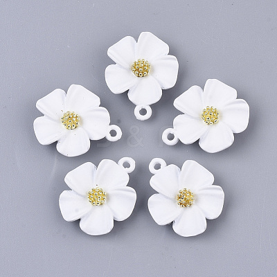 Spray Painted Alloy Pendants X-PALLOY-N0147-03-1