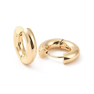 Ion Plating(IP) Stainless Steel Thick Hoop Earrings for Women EJEW-A083-03G-1-1