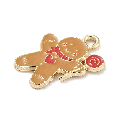 Christmas Alloy Enamel Pendants ENAM-K074-01G-08-1