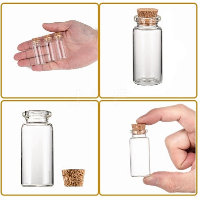 Glass Jar Bead Containers X-CON-Q004-1