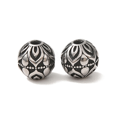 304 Stainless Steel Beads SA-CBA9DCB-19AS-1