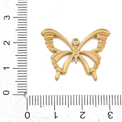 304 Stainless Steel Pendants STAS-E523-01A-G-1