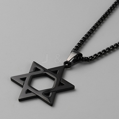 304 Stainless Steel Pendant Necklaces LS-NJEW-WH0023-26EB-1