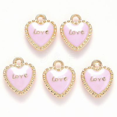 Alloy Enamel Pendants X-ENAM-S121-038-1