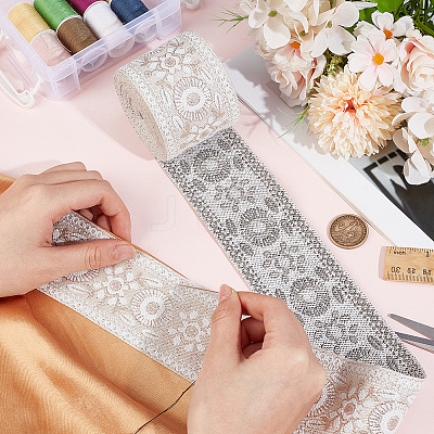5M Vintage Jacquard Polyester Ribbon OCOR-CY0004-44B-1