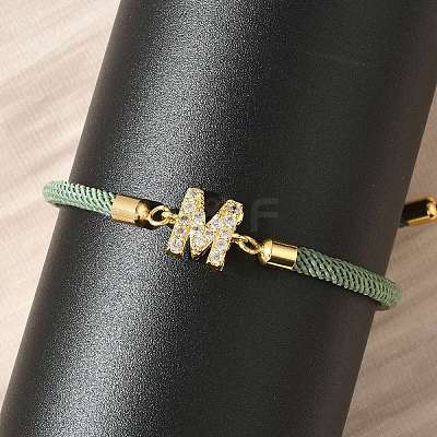 Adjustable Nylon Cord Bracelets BJEW-C096-01G-13-1