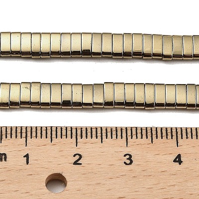 Electroplated Non-magnetic Synthetic Hematite Beads Strands G-G089-A02-03-1