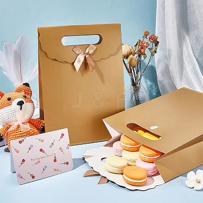 Rectangle Paper Gift Bags CARB-WH0017-14B-02-1