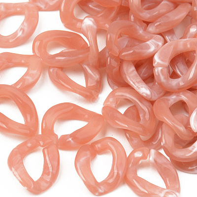Transparent Acrylic Linking Rings X-OACR-S038-005A-C07-1