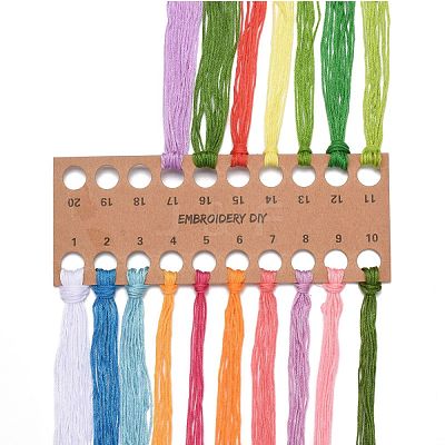 DIY Bouquet Pattern Embroidery Kit DIY-O021-15A-1