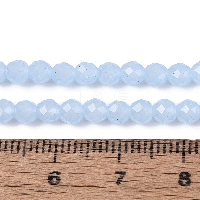 Imitation Jade Glass Beads Strands GLAA-T028-4mm-11F-1