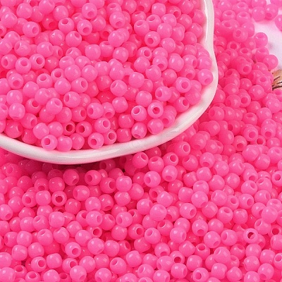Opaque Acrylic Beads SACR-A007-01A-06-1